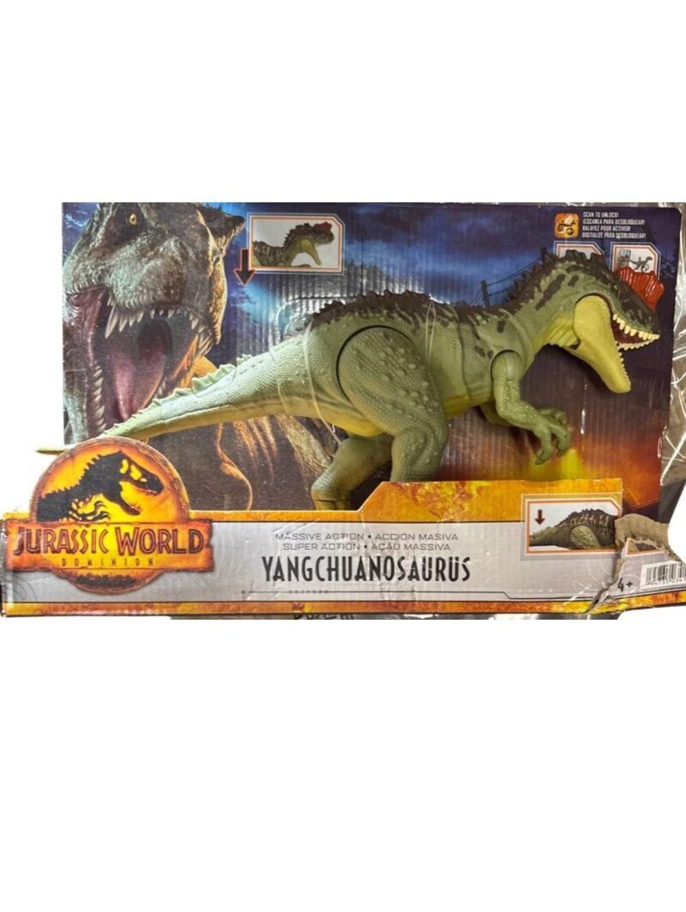 Jurassic World Dominion Yangchuanosaurus Massive Action Dinosaur Figure Mattel